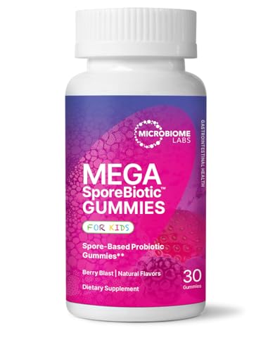 Microbiome Labs MegaSporeBiotic Probiotics for Digestive Health - Mens & Womens Probiotic Nutritional Supplements with Spore Based Bacillus Coagulans & Bacillus Subtilis for Gut Health (180 Capsules)