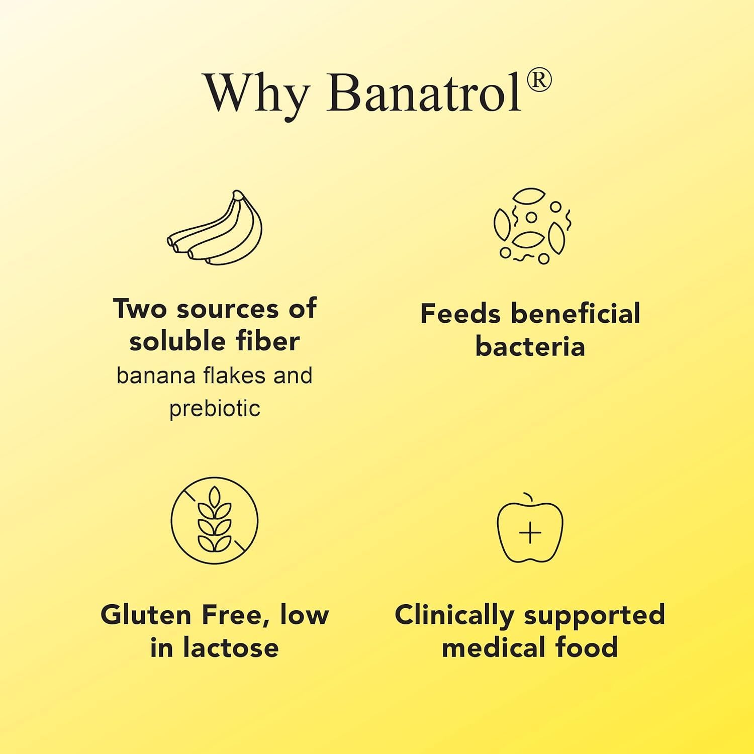 Medtrition Banatrol® Natural Anti-Diarrheal with Prebiotics, 90 Servings (Pineapple) R468