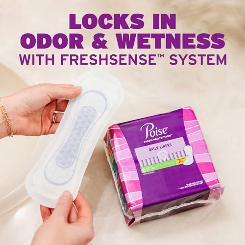 Poise Daily Liners, Long Length, 264 Count Pantiliners Y256147