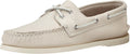 Sperry Men's Authentic Original 2-Eye Boat Shoe, White, 10 M US