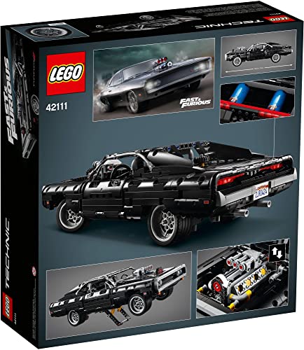 LEGO Technic 42111 La Dodge Charger de Dom, Voiture de Course à Construire G96284