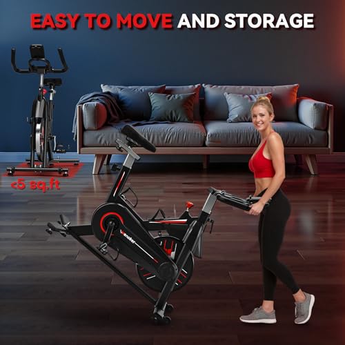 WENOKER Exercise Bike, Stationary Indoor Bike with Digital Display D581