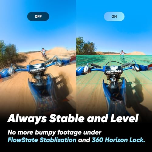 Insta360 X3 360 Action Camera with 5.7K Active HDR Video, Waterproof, FlowState Stabilization S9009