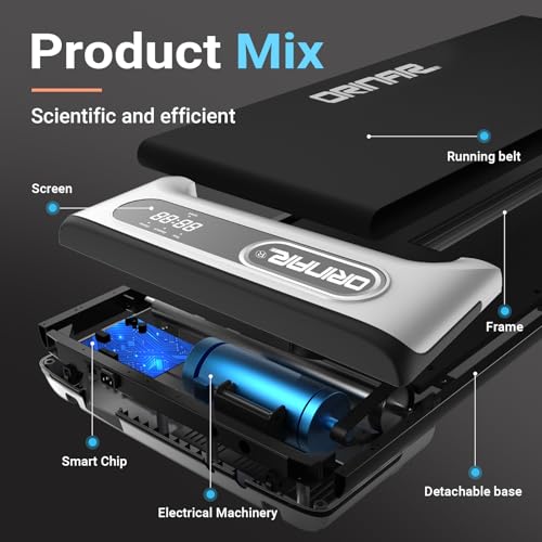 Walking Pad Under Desk Treadmill 2.5 HP Portable 3 in 1 with Remote Control S843130
