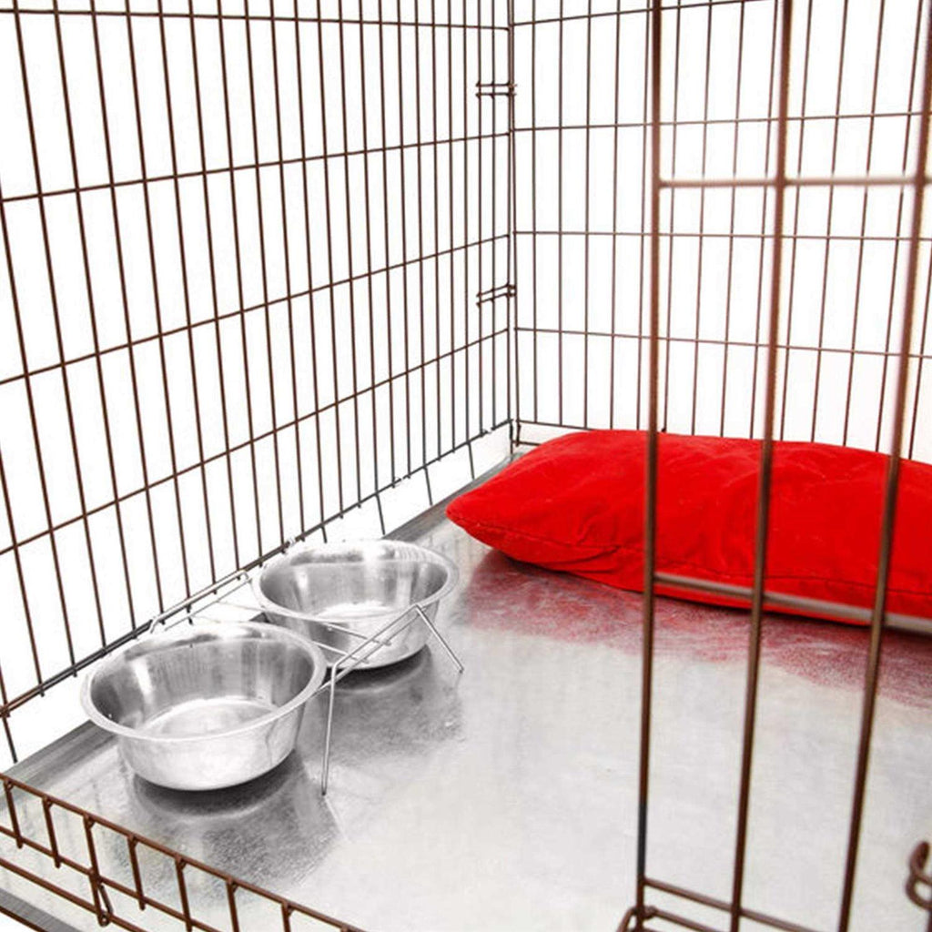 KOPEKS Galvanized Metal Tray for Dog Crates and Pet Kennels L4344