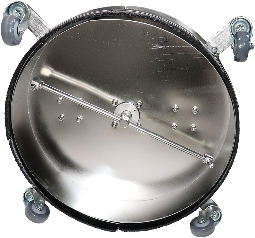 21" Stainless Steel Surface Cleaner with Vacuum Port and Wand Y7292