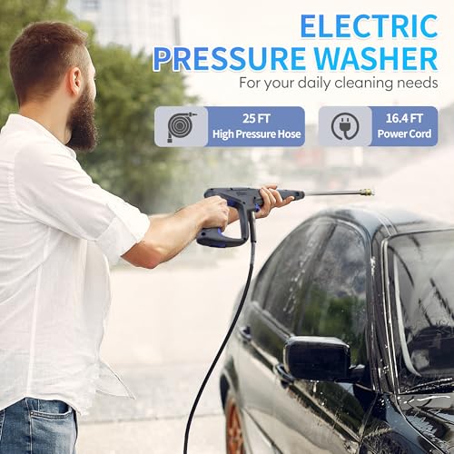 Electric Pressure Washer 4800PSI Max 3.2GPM with Foam Cannon for Car L53919