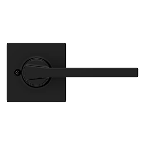 Kwikset Casey Interior Privacy Door Handle with Lock 10 Pack, Matte Black G103018