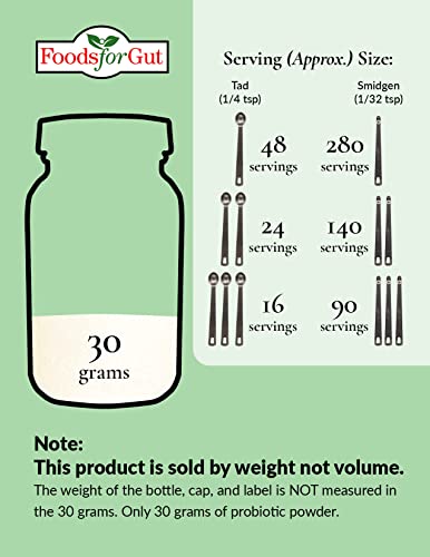 Bifidobacterium Longum Probiotic Powder 100 Billion CFU, 60 Grams O55879