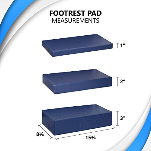 NYOrtho Wheelchair Foot-Rest Extender Elevating Pad with Carrying Bag D6108