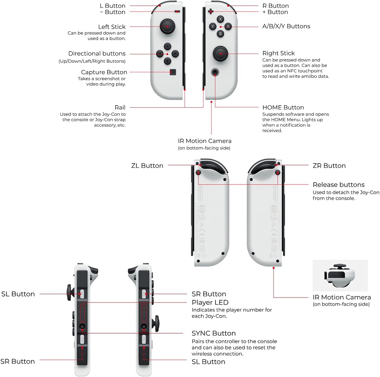 Nintendo Switch OLED Model with Neon Blue and Red Joy-Con Q73981