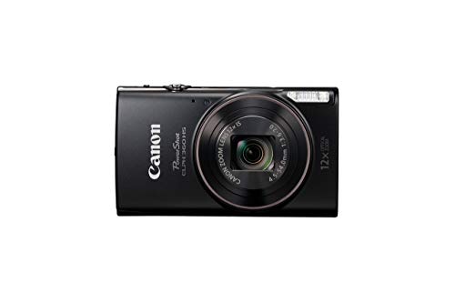 Canon PowerShot ELPH 360 Digital Camera, 12x Optical Zoom, Wi-Fi, Silver (Renewed) J99607