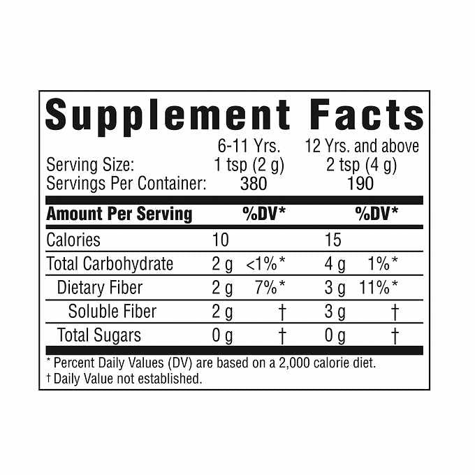 Benefiber Fiber Supplement Powder 190 Servings, Sugar Free, Grit Free, 25.5 oz. J422135