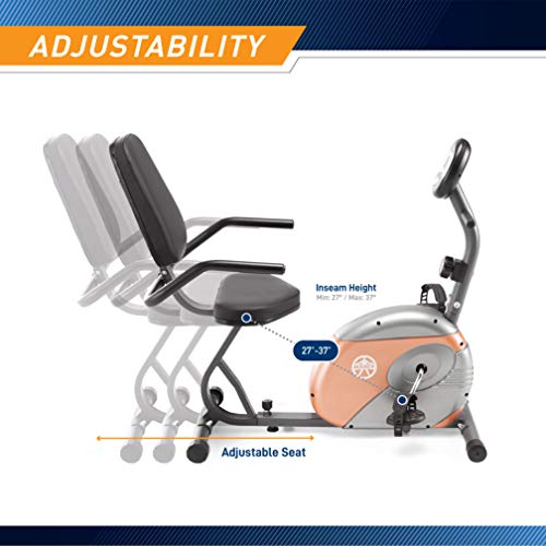 Marcy Home Fitness Personal Exercise Bike with Magnetic Resistance I8186