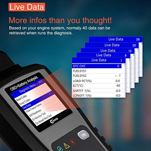 KZYEE KC601 Heavy Duty Diesel Truck Diagnostic Scanner with DPF Code Reader and Live Data C8046