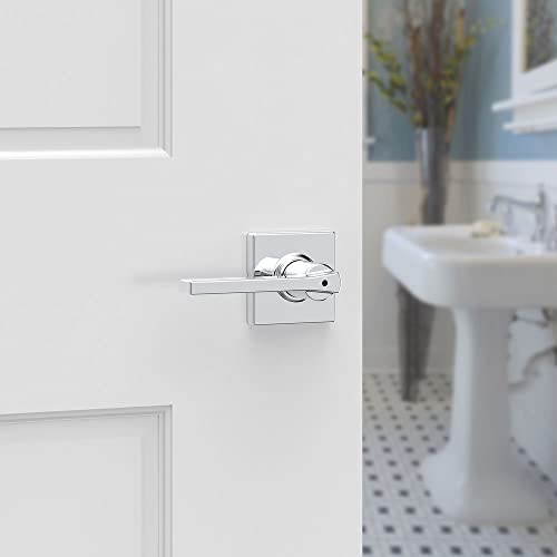 Kwikset Casey Interior Privacy Door Handle with Lock 10 Pack, Matte Black G103018