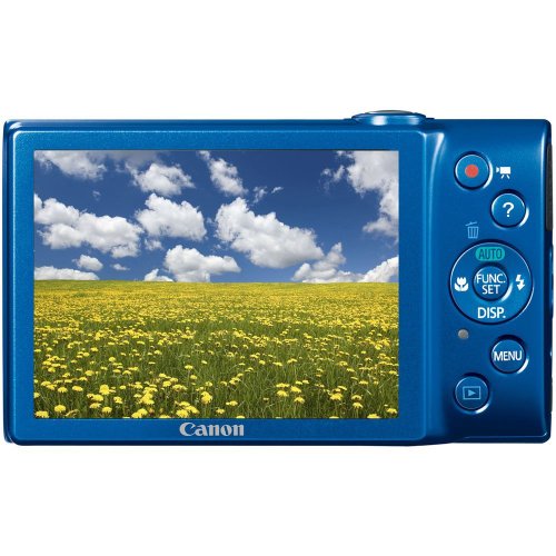 Canon PowerShot A4000 16.0 MP Digital Camera with 8X Optical Zoom, 3.0-Inch LCD (Blue) X4515