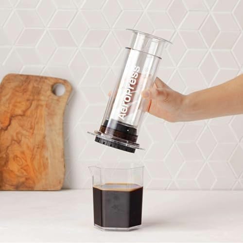AeroPress Original Coffee Press – 3-in-1 Portable Coffee Maker for Travel C406