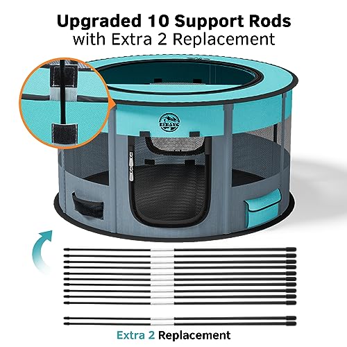 Foldable Dog Playpen 44"x44"x24" with Carrying Case F150