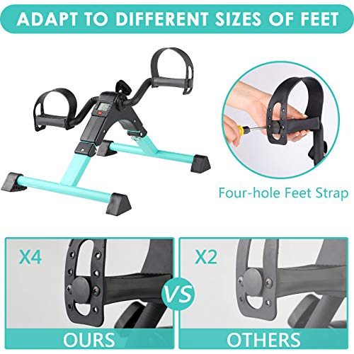 Pedal Exerciser Portable Desk Cycle for Arm and Leg Exercise G6845