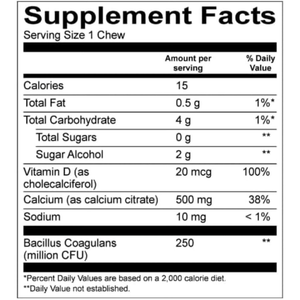 BariatricPal Duodenal Switch Vitamin Pack - Mixed Berry Chewable Multivitamin with Iron & Orange Creamsicle Calcium Citrate Soft Chews K16315