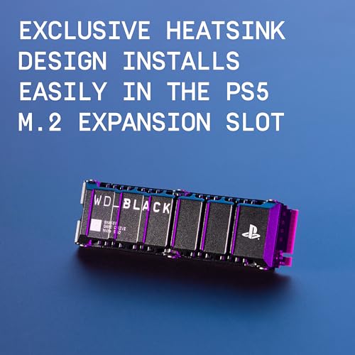 WD_BLACK 8TB SN850P NVMe M.2 SSD for PS5 Consoles with Heatsink I177