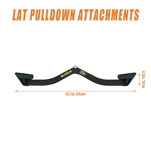 LAT Pull Down Bar for Cable Machine, Tricep Strength Training Handle M7875
