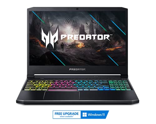 Acer Predator Helios 300 Gaming Laptop, i7-10750H, RTX 2060, 15.6" 144Hz T61100