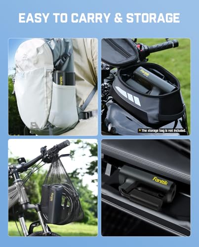 Fanttik NB8 Flip Portable Pressure Washer Gun, Foldable Cordless Sprayer with 5-in-1 Nozzle D681674