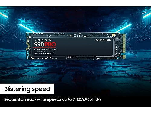 Samsung 990 PRO SSD NVMe M.2 PCIe Gen4 Internal Solid State Drive M85356