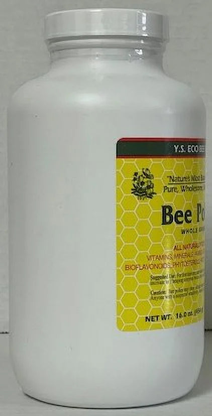 Y.S. Eco Bee Farms Low Moisture Bee Pollen Whole Granules 16 oz G20996