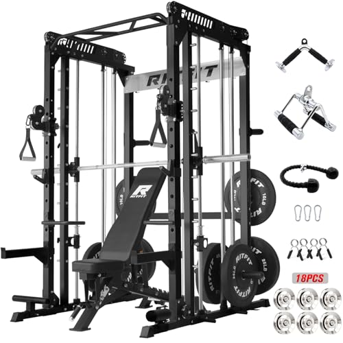RitFit M1 & M1 Pro Smith Machine with Cable Crossover System for Home Gym Y659852