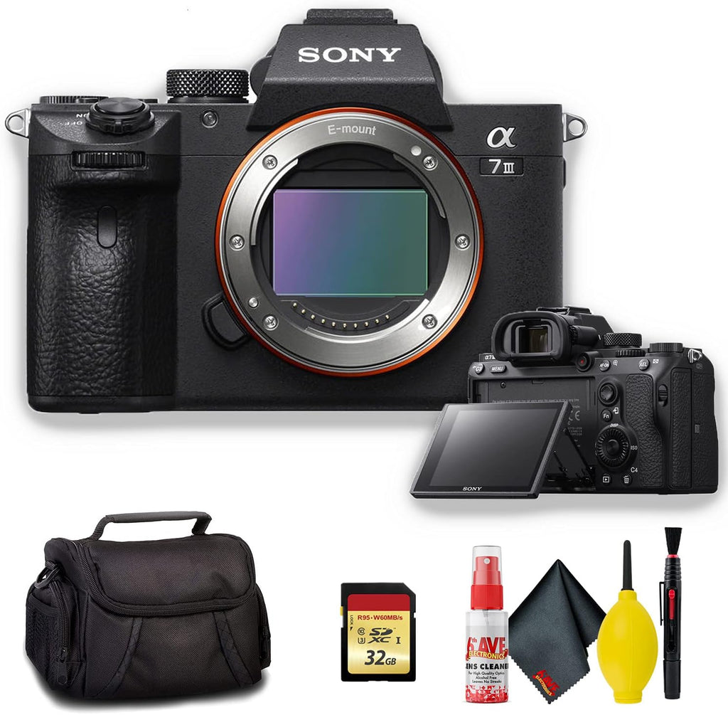 Sony Alpha a7 III Mirrorless Digital Camera Body Only - Standard Kit Bundle