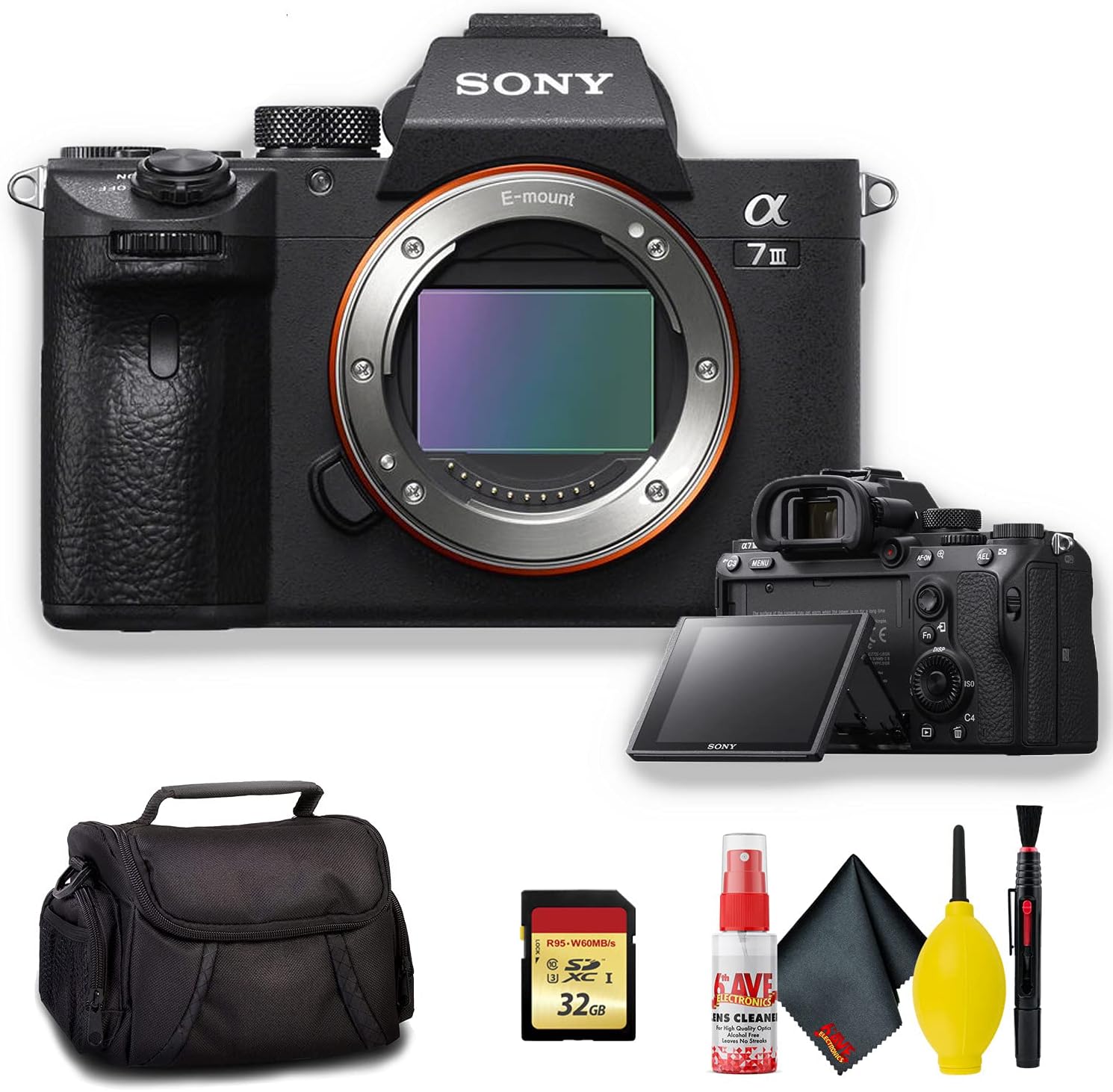 Sony Alpha a7 III Mirrorless Digital Camera Body Only - Standard Kit Bundle