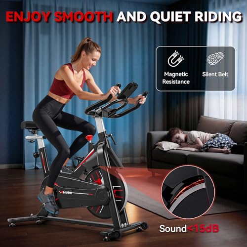 WENOKER Exercise Bike, Stationary Indoor Bike with Digital Display D581