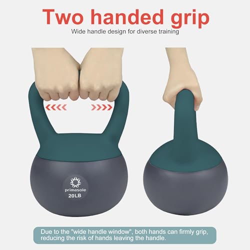 Soft Kettlebell 20lbs Anti Slip Hand Weight for Home Workout O994554