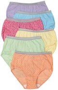 Fruit of the Loom Women's 6-Pack Heather Brief Panties