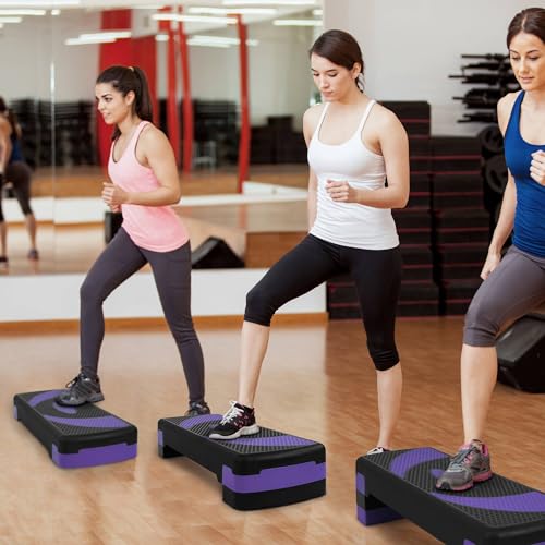 BalanceFrom Aerobic Step Platform Exercise Stepper for Home Gym Cardio & Balance Training B6436