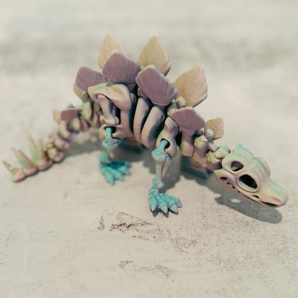 Dino Skeletons Multicolored Desk Ornament 3D Printed O59488
