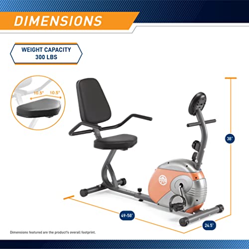 Marcy Home Fitness Personal Exercise Bike with Magnetic Resistance I8186