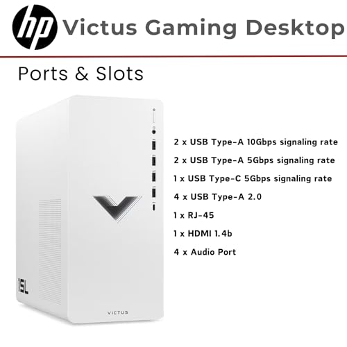 HP Victus 15L Gaming Desktop, i7-14700F, RTX 4060, 32GB RAM, 2TB SSD, Windows 11 Pro F556970