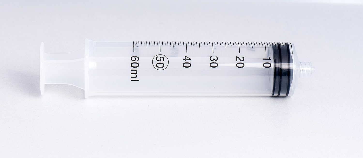 Global Medical Products 60cc Luer Lock Syringes - Box of 25 O14496