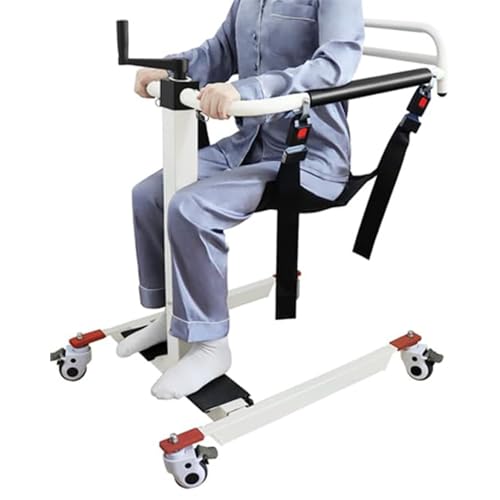 Portable Patient Lift Wheelchair for Home, Adjustable Height, 330 lbs Capacity K93627