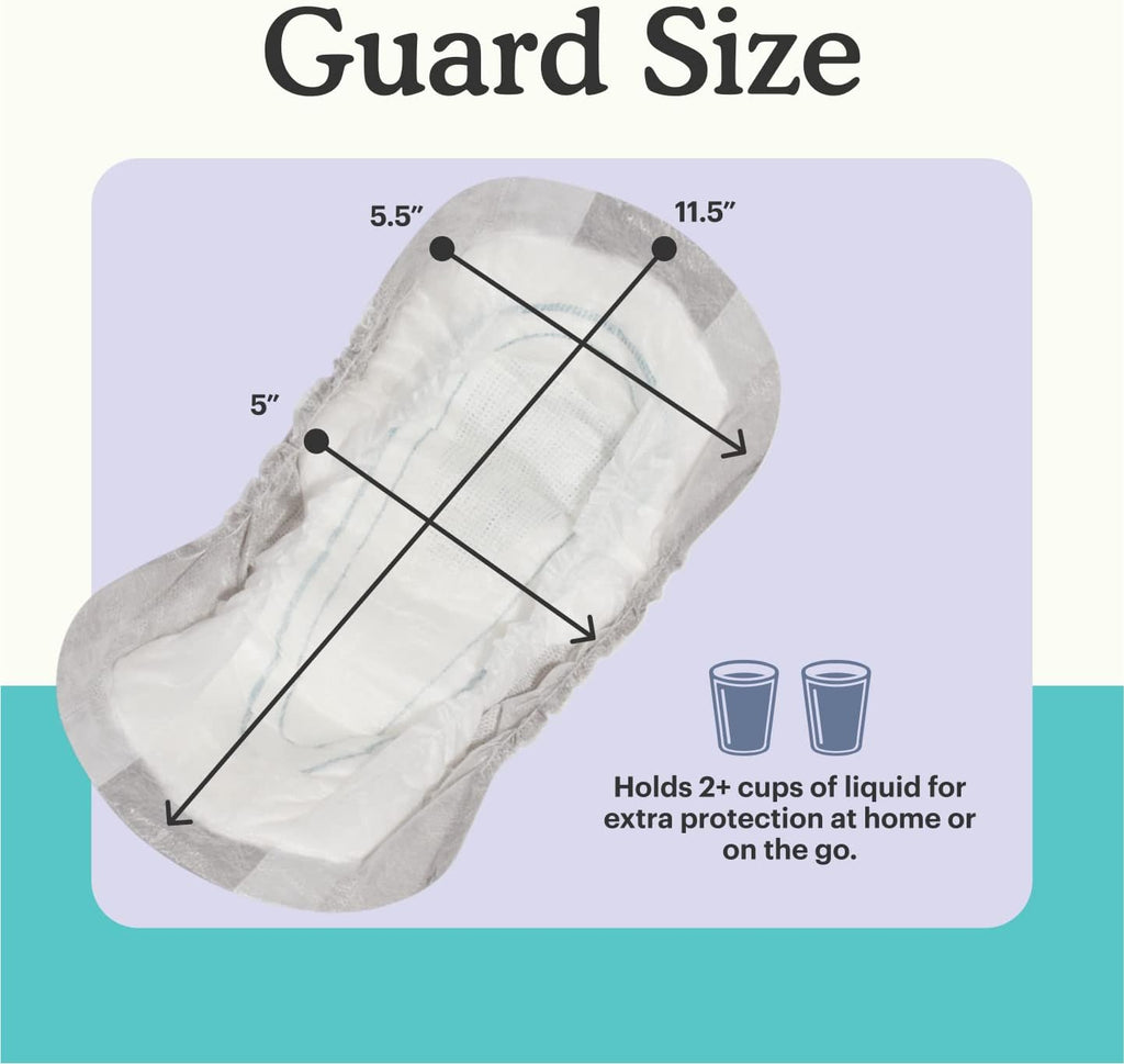 Overnight Incontinence Underwear for Men with Guards, White, XXL, 40 Count L543876