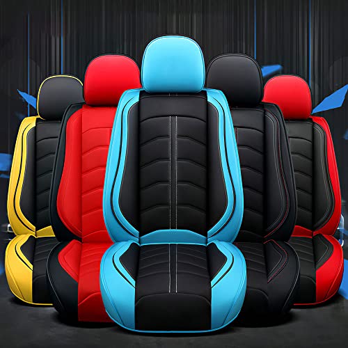 Car Seat Cover for Toyota Camry 2000-2023, Waterproof Leather, 5 Seats D24108