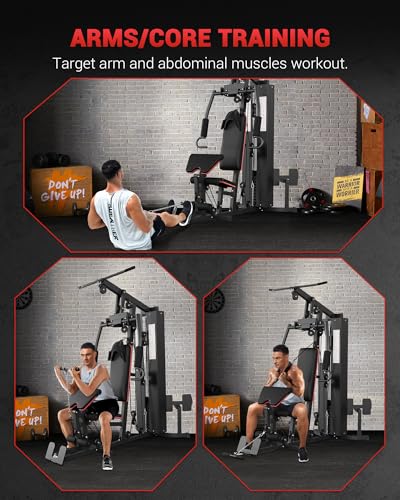 Home Gym Machine with 150LBS Weight Stack, Full Body Workout Equipment K15381