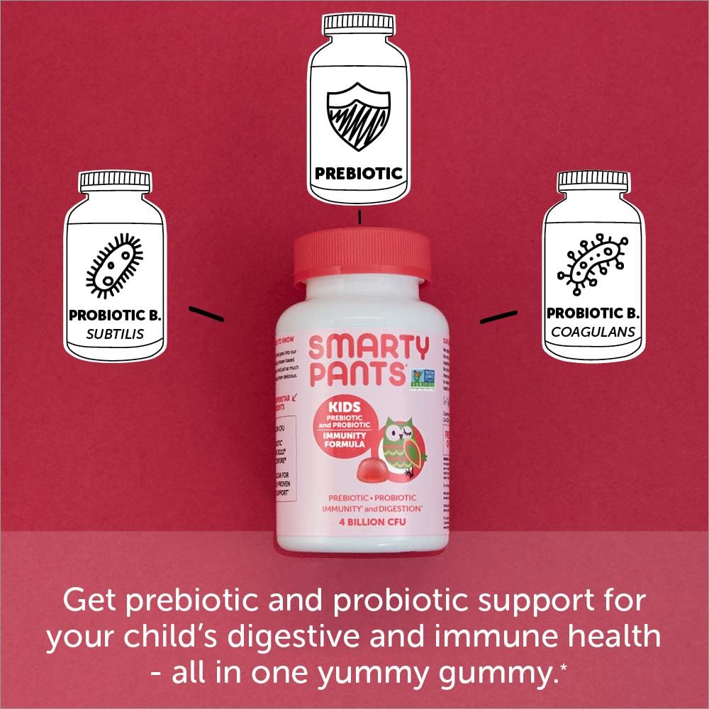 SmartyPants Kids Multivitamin & Probiotic Immunity Gummies Q707849