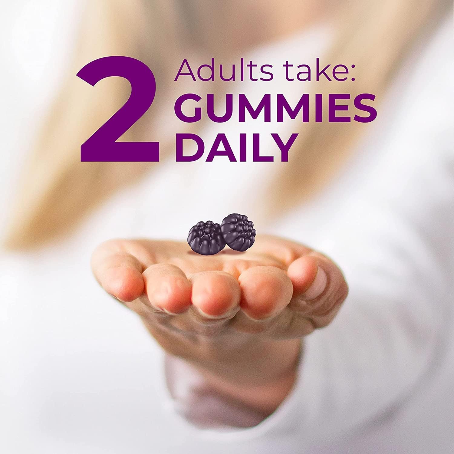 ONE A DAY Multi+ Hair, Skin & Nails Multivitamin Gummy, 120 Count E43224