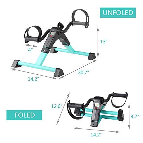 Pedal Exerciser Portable Desk Cycle for Arm and Leg Exercise G6845