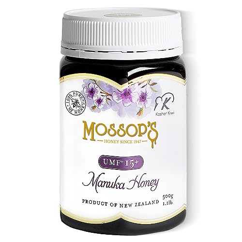 PRI Mossop’s Manuka Honey UMF 15+, MGO 514+ 1.1lb New Zealand Raw Monofloral Manuka Honey